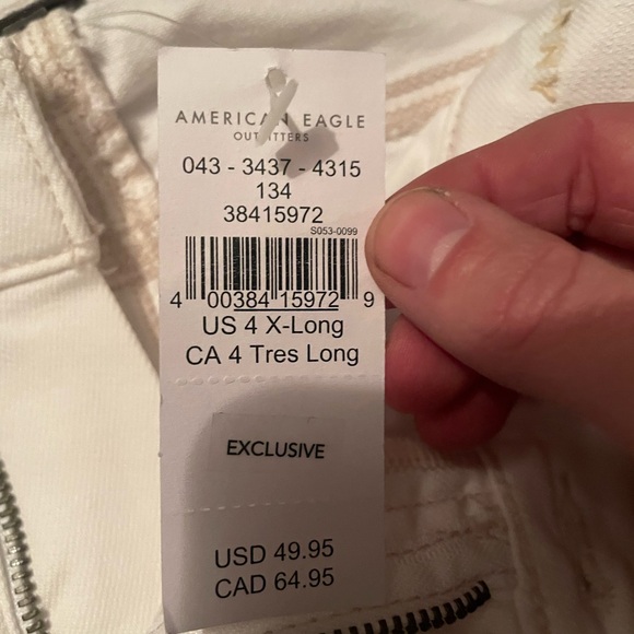 American Eagle Outfitters Women's White Skinny Pants - Picture 5 of 8